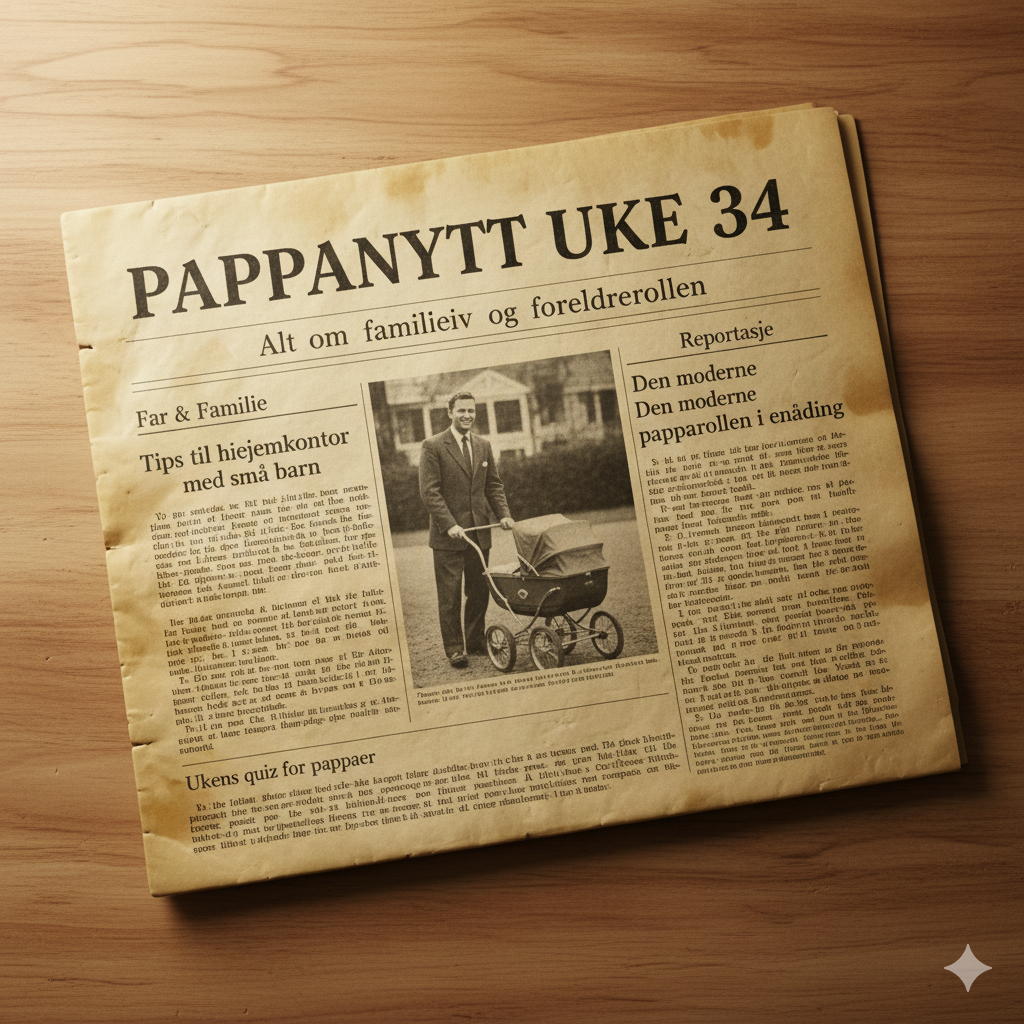 Pappanytt - Uke 34