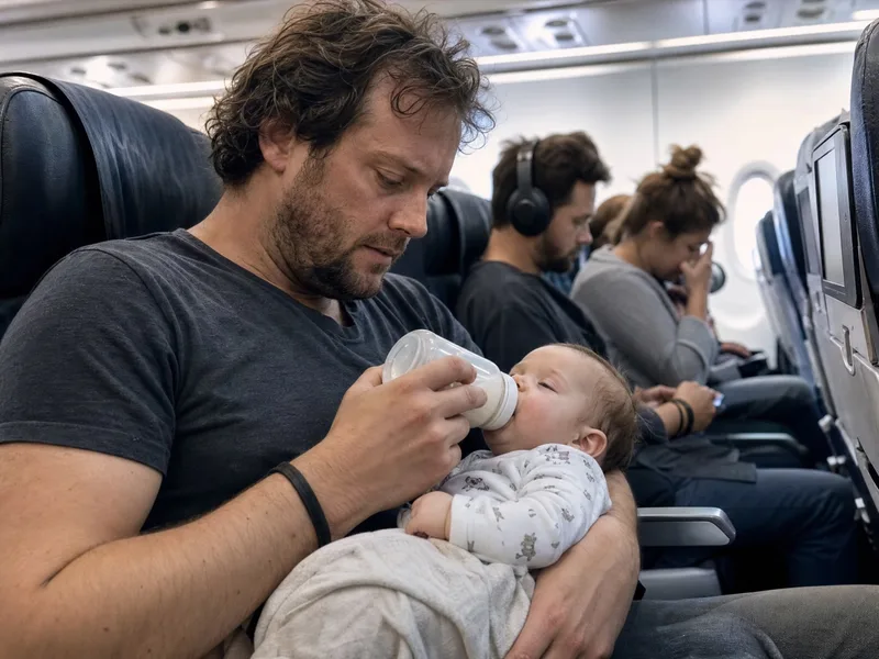 Flytur med baby: Slik unngår dere kaoset i lufta