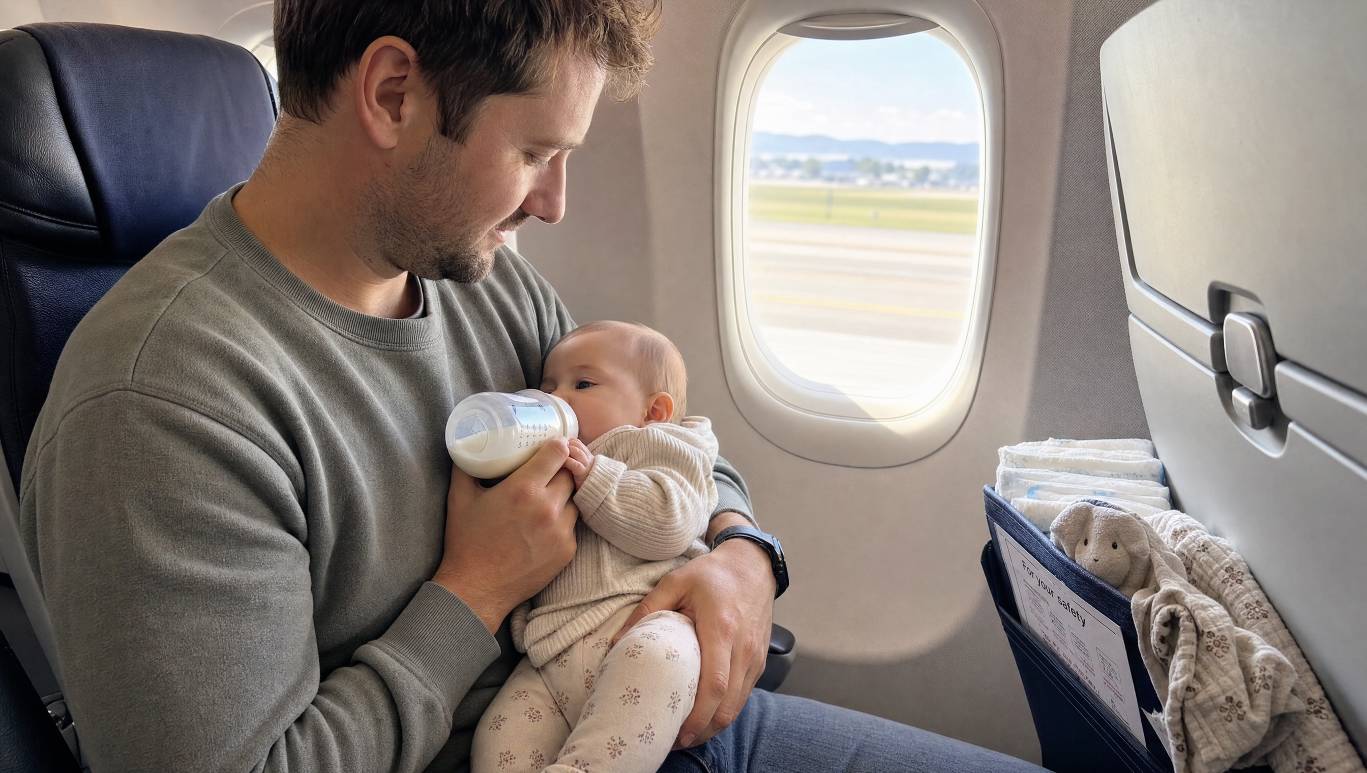 Slik reiser du med baby uten å miste roen