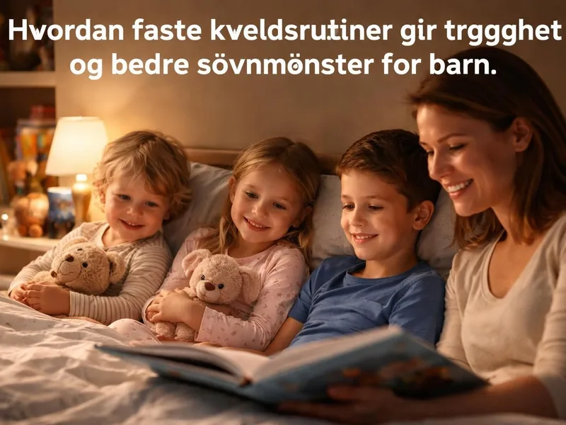 Leggetid: Slik blir kvelden roligere for hele familien