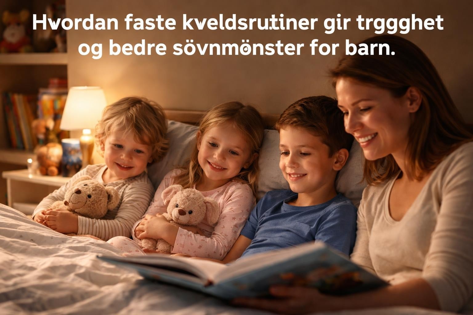Leggetid: Slik blir kvelden roligere for hele familien